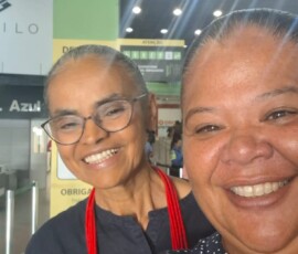 Ex-ministra do meio ambiente e candidata a senadora Marina Silva